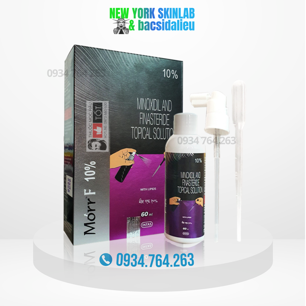 Morr Thuốc Mọc tóc MORR F10 (60ml) 10% minoxidil & 0.1% finasteride, trị hói ...