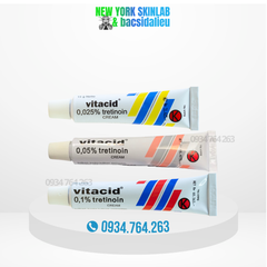 [tạm hết] Tretinoin Vitacid cream USP (20g) tretinol 0.1 – 0.05 - 0.025 ...