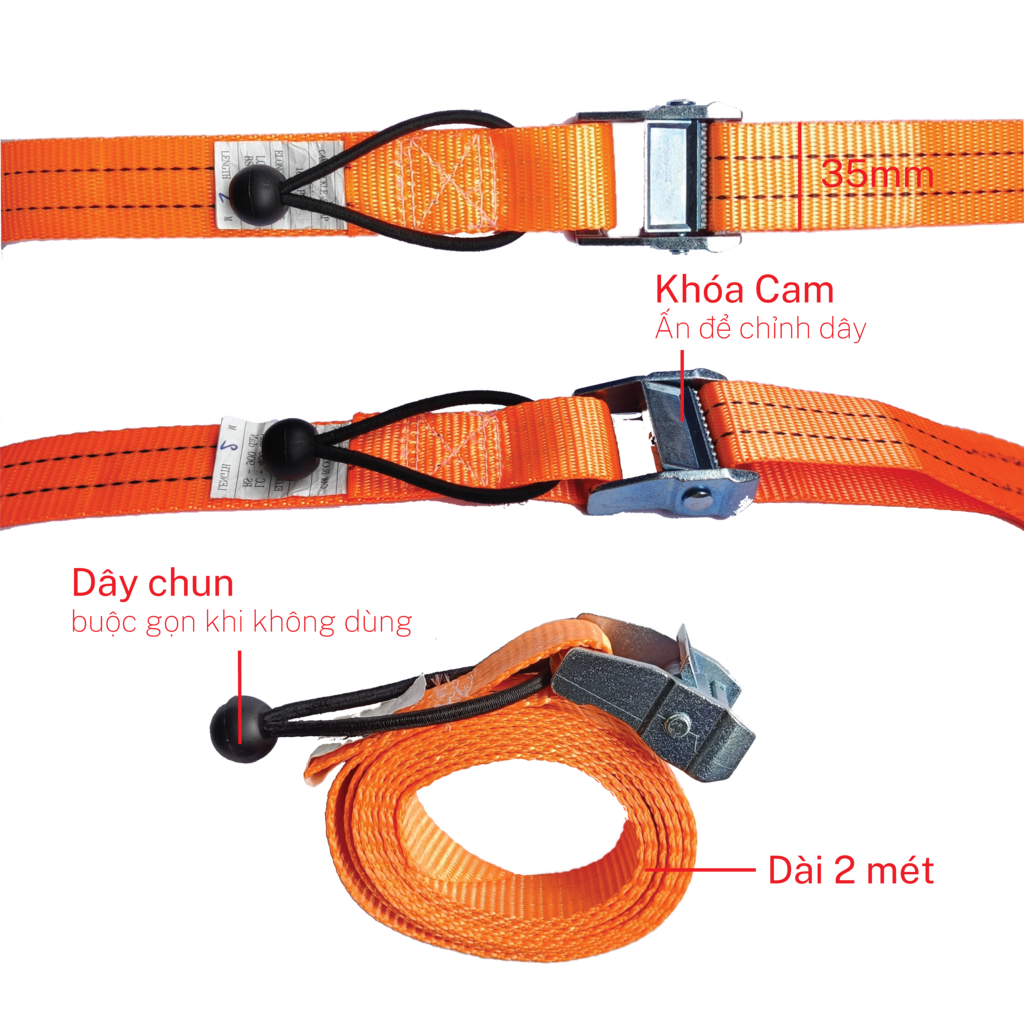 Dây chằng hàng khóa cam bản 35mm Dây chằng hàng khóa cam bản 35mm