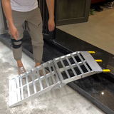  Thang Dắt Xe Máy Hợp Kim Nhôm Đặt Xéo Tải Trọng 340Kg 