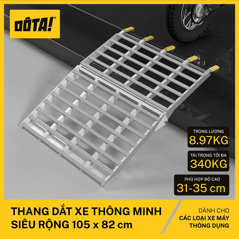 Thang Dắt Xe Thông Minh Siêu Rộng 105x82CM