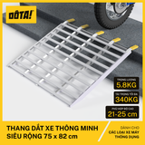  Thang Dắt Xe Máy Hợp Kim Nhôm Siêu Nhẹ Tải Trọng 340Kg 