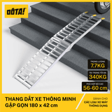  Thang Dắt Xe Thông Minh Gập Gọn 180x42CM 