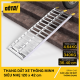  Thang Dắt Xe Máy Hợp Kim Nhôm Siêu Nhẹ Tải Trọng 340Kg 