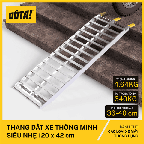 Thang Dắt Xe Thông Minh Siêu Nhẹ 120x42CM