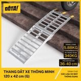  Thang Dắt Xe Máy Hợp Kim Nhôm Gập Gọn Tải Trọng 340Kg 