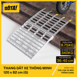  Thang Dắt Xe Máy Hợp Kim Nhôm Gập Gọn Tải Trọng 340Kg 