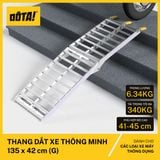  Thang Dắt Xe Máy Hợp Kim Nhôm Gập Gọn Tải Trọng 340Kg 