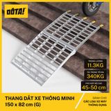  Thang Dắt Xe Thông Minh Siêu Rộng (cho thềm cao từ 16 đến 75 cm) 