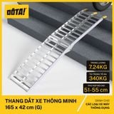  Thang Dắt Xe Máy Hợp Kim Nhôm Gập Gọn Tải Trọng 340Kg 