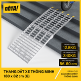  Thang Dắt Xe Máy Hợp Kim Nhôm Gập Gọn Tải Trọng 340Kg 