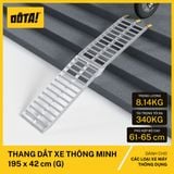  Thang Dắt Xe Máy Hợp Kim Nhôm Gập Gọn Tải Trọng 340Kg 