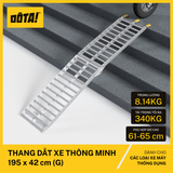  Thang Dắt Xe Máy Hợp Kim Nhôm Gập Gọn Tải Trọng 340Kg 