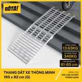  Thang Dắt Xe Máy Hợp Kim Nhôm Gập Gọn Tải Trọng 340Kg 