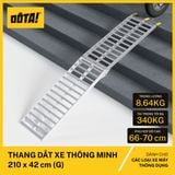  Thang Dắt Xe Máy Hợp Kim Nhôm Gập Gọn Tải Trọng 340Kg 