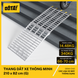  Thang Dắt Xe Máy Hợp Kim Nhôm Gập Gọn Tải Trọng 340Kg 