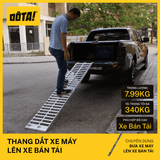  Thang Dắt Xe Máy Lên Xe Bán Tải Hợp Kim Nhôm Tải Trọng 340Kg 