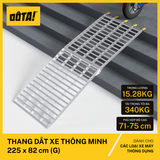  Thang Dắt Xe Máy Hợp Kim Nhôm Gập Gọn Tải Trọng 340Kg 