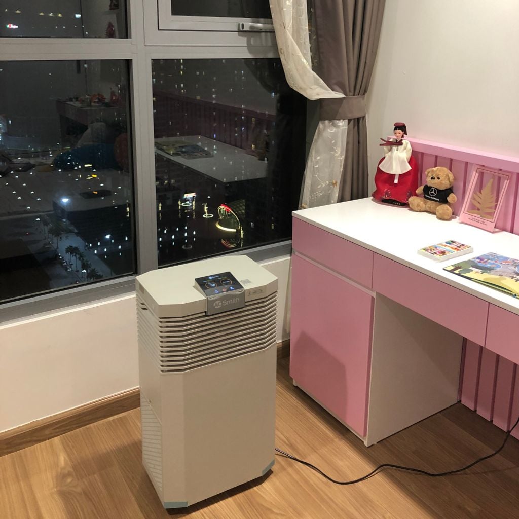 Máy lọc không khí A. O. Smith KJ500F-B01 - hình ảnh thực tế Máy lọc không khí A. O. Smith KJ500F-B01 - hình ảnh thực tế
