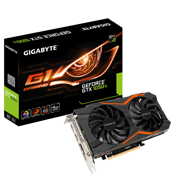 GIGABYTE GeForce® GTX 1050 Ti G1 Gaming 4G