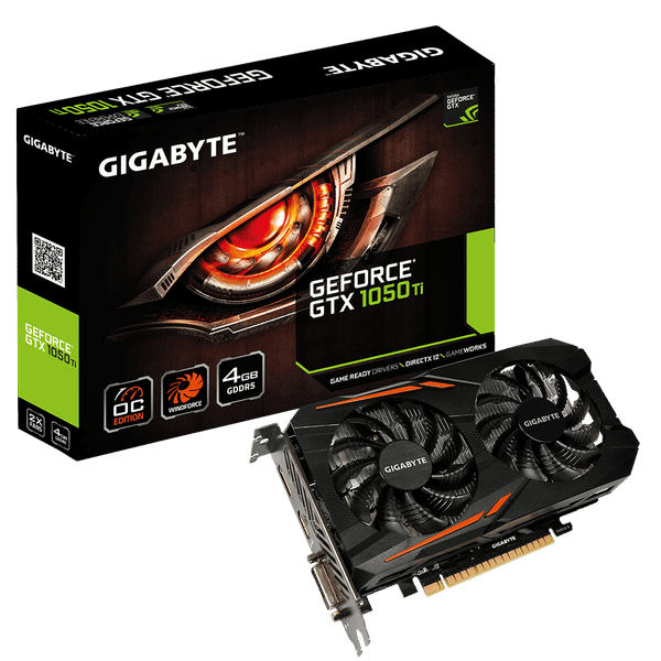 GIGABYTE GeForce® GTX 1050 Ti OC 4G