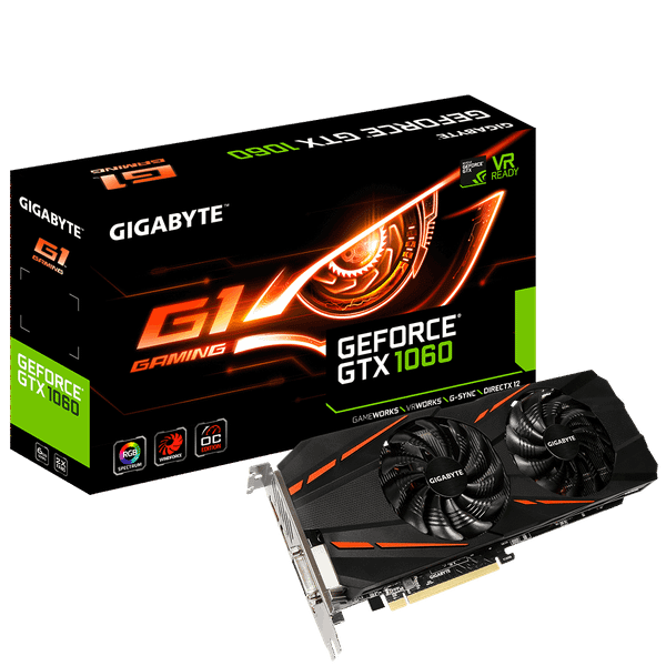 GIGABYTE GeForce® GTX 1060 G1 Gaming 6G
