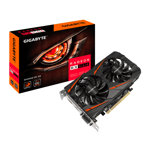 GIGABYTE Radeon™ RX 560 Gaming OC 4G (rev. 2.0)