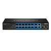 14-Port Gigabit Managed Layer 2 SFP Switch with 2 Shared RJ-45 Ports