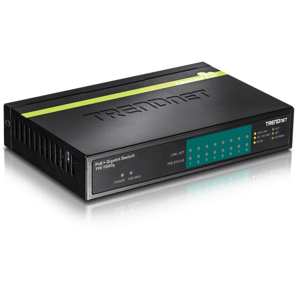 8-Port Gigabit PoE+ Switch