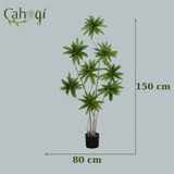 Cây Giả - Cây Trúc Bách Hợp 12 Ngọn - 140 Cm