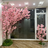 Thi Công Cây Hoa Đào Trang Trí Shop Quần Áo