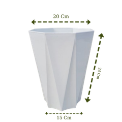 Chậu Nhựa Nhồi Xốp Phủ Cỏ Xanh (trồng cây cắm hoa giả)