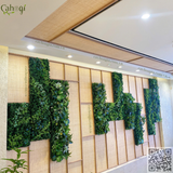 Thi Công Tranh Sen Đá Giả Kết Hợp Rêu Nhựa Nhân Tạo