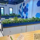 Thi Công Bồn Cây Giả Trang Trí Tủ Văn Phòng
