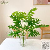 Cây giả- Cây Trầu Bà Thanh Xuân 42 Cm -12 Lá - 14 Cm