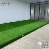 Thi công Dán Thảm Cỏ Trải Sàn Cho Sân Golf Mini