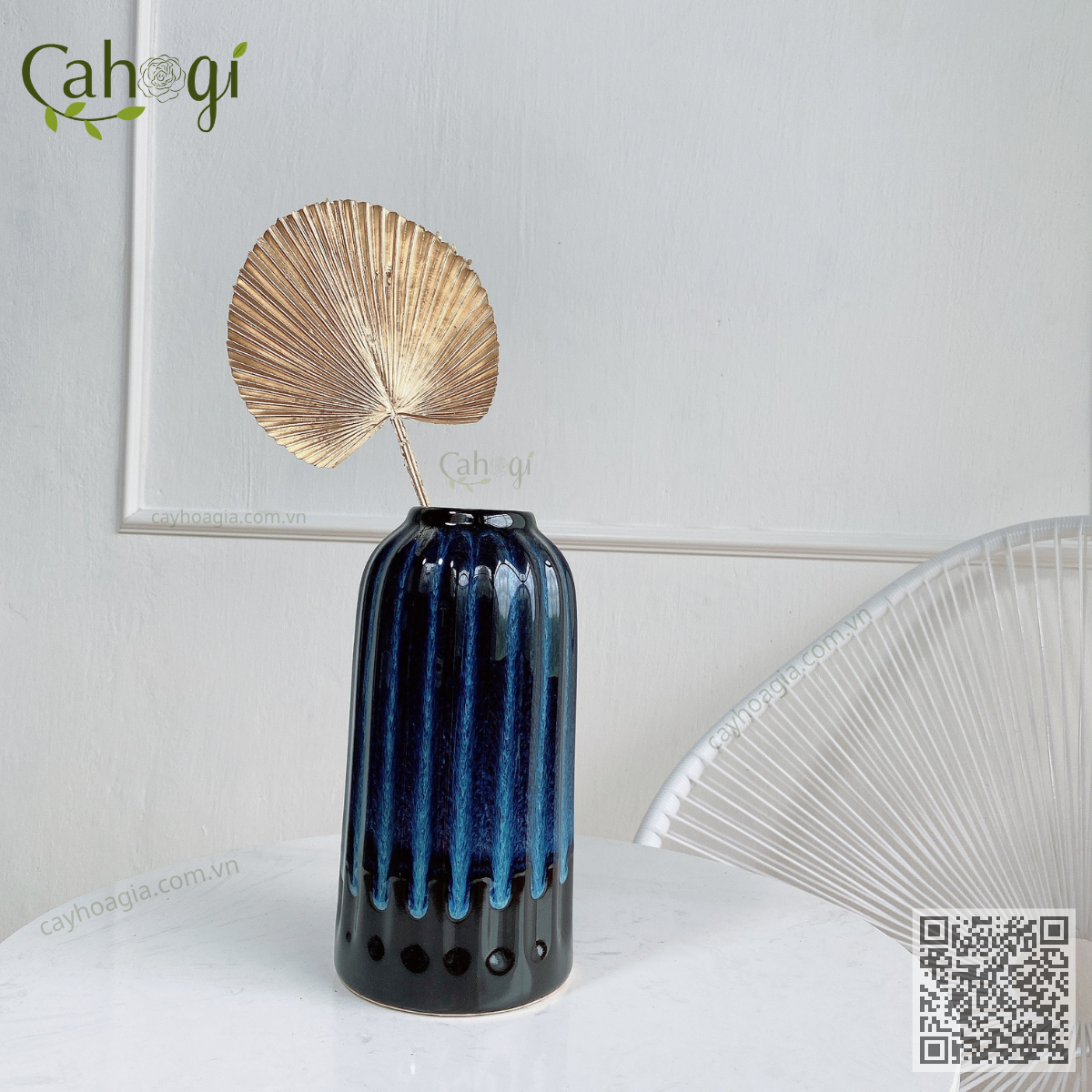 Cành Lá Cọ Màu Vàng Kim