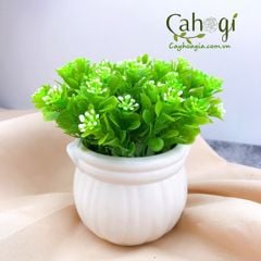 Bình Hoa Cắm Sẵn Cao Cấp Hoa TULIP Cao Su 15 Bông