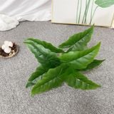 Cây Giả - Cây Môn Hồng Hạc Cỡ Trung 9 Lá 43 Cm