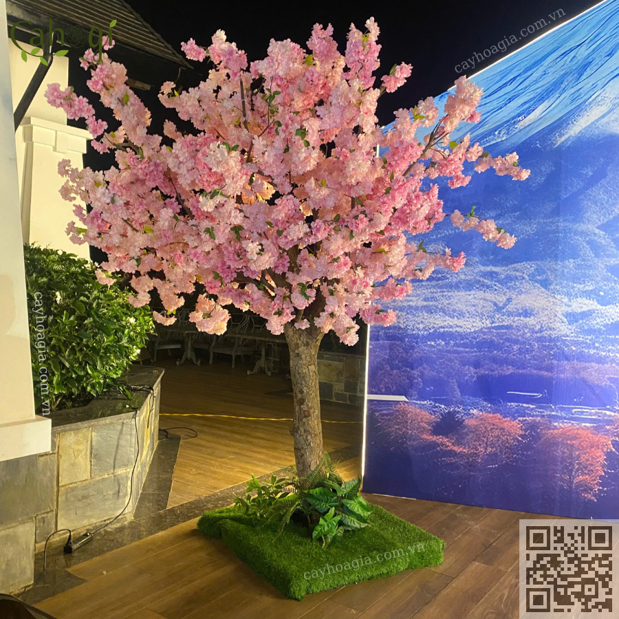 cho thuê sự kiện hoa anh đào giả