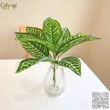 Cây Giả - Cây Ngựa Vằn 9 Lá 30 Cm