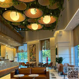 Thi Công Trần Cây Giả Trang Trí Quán Coffee