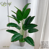 Cây Giả - Cây Chuối 80 Cm 18 Lá