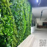 Thi Công Tường Cây Giả Cho Công Ty TNHH Giầy Athena Yên Mô -Ninh Bình