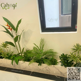 Thi Công Bồn Cây Giả Trang Trí Hành Lang