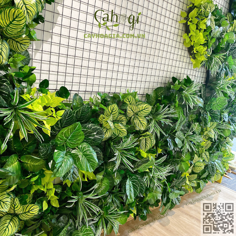 Thi Công Tường Cây Nhân Tạo Theo Bản Vẽ 3D 3