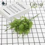 Cây Giả Cây Mã Đề 5 Nhánh 15 Đầu Hoa – 35 Cm