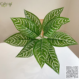 Cây Giả - Cây Ngựa Vằn 9 Lá 30 Cm
