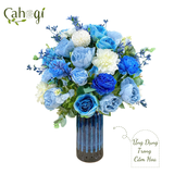 Bình Sứ Hỏa Biến Lồng Chim 3 Màu 12x24x6 Cm