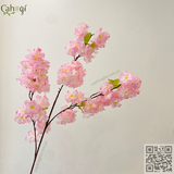 Cành Đào Lụa Làm Cây Đào Giả 3 Tầng Cánh 100 Cm